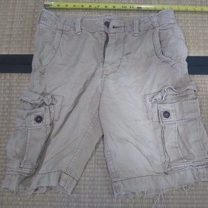 American Eagle Cargo Shorts (size 30) - light brown